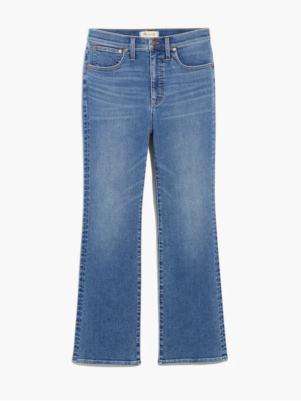 Madewell Cali Demi bootcut blue kick tencel western festival trendy jeans 28x27